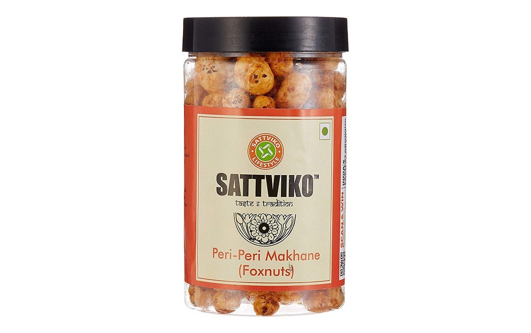 Sattviko Peri Peri-Makhane (Foxnuts)    Plastic Jar  70 grams